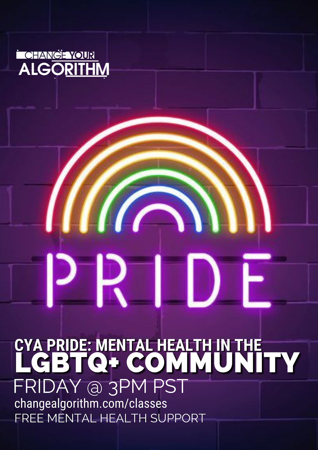 CYA PRIDE: Mental Health in the LGBTQ+ Community